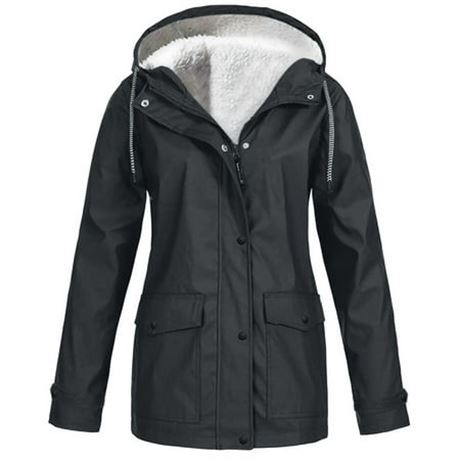 2XL Besolor Women's Winter Raincoat - Waterproof