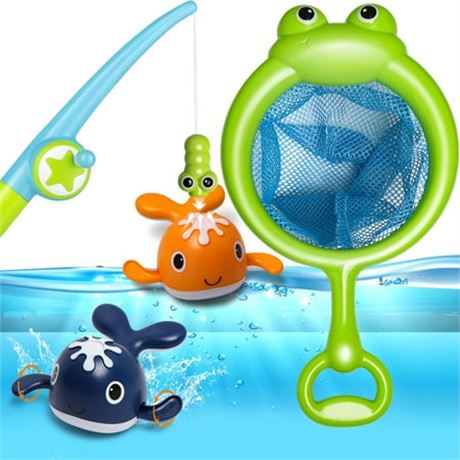 Hot Bee Bath Toys, Fishing Games Swimming Set