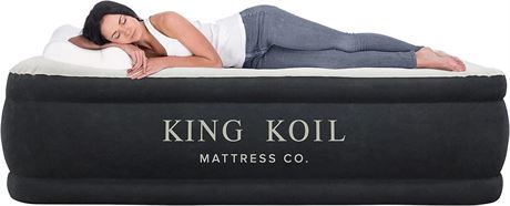 King Koil Queen Air Mattress, 20 w/ Pump