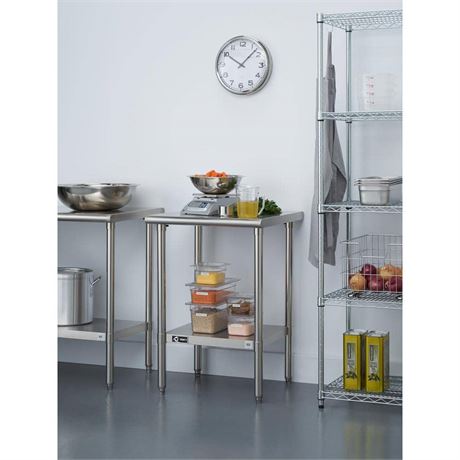 Stainless Steel Kitchen Table - Adjustable