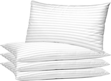King Size Soft Pillows, Down Alt Fill, 20x36in (2 pck)