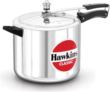 Hawkins Alum. Pressure Cooker, 10L, Silver