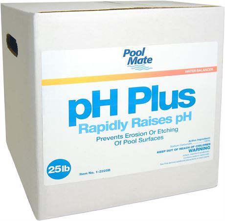 Pool Mate 1-2225B pH Up for Pools, 25-Pounds