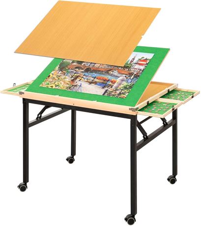 1500 Piece Jigsaw Puzzle Table with Drawers