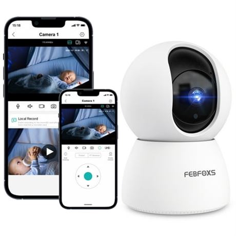 Febfoxs D305 Baby Monitor Home Security Camera