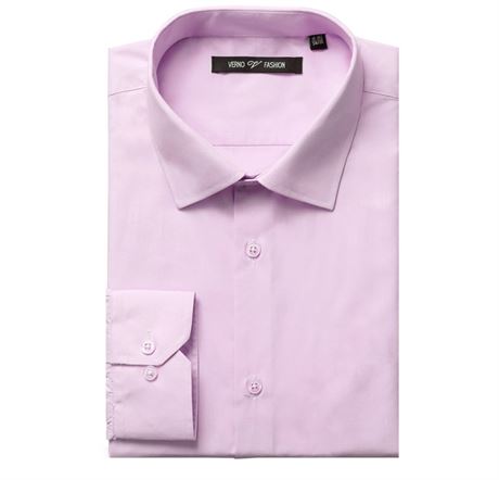 Men's Classic Long Sleeve Solid Dress Shirts