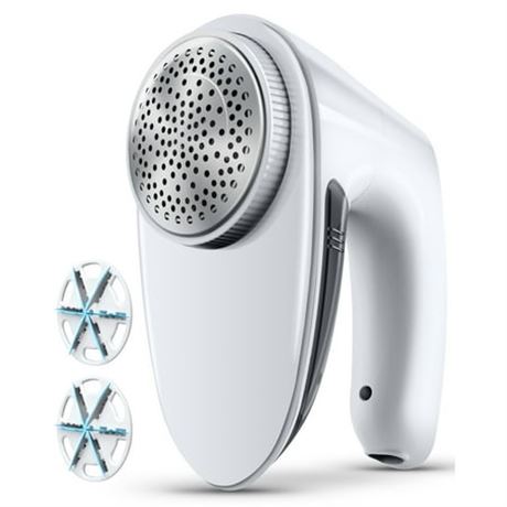 Electric Fabric Shaver, Defuzzer with 2 Blades