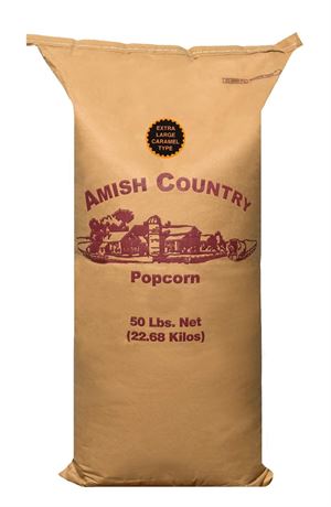 Amish Popcorn | XL Caramel Kernels 50lb
