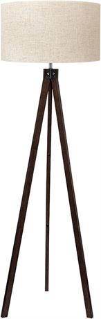 LEPOWER Wood Tripod Lamp, Mid Century, E26