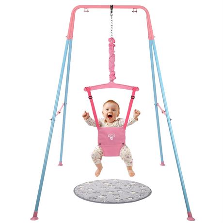 G TALECO GEAR Baby Jumper with Stand, Bouncer