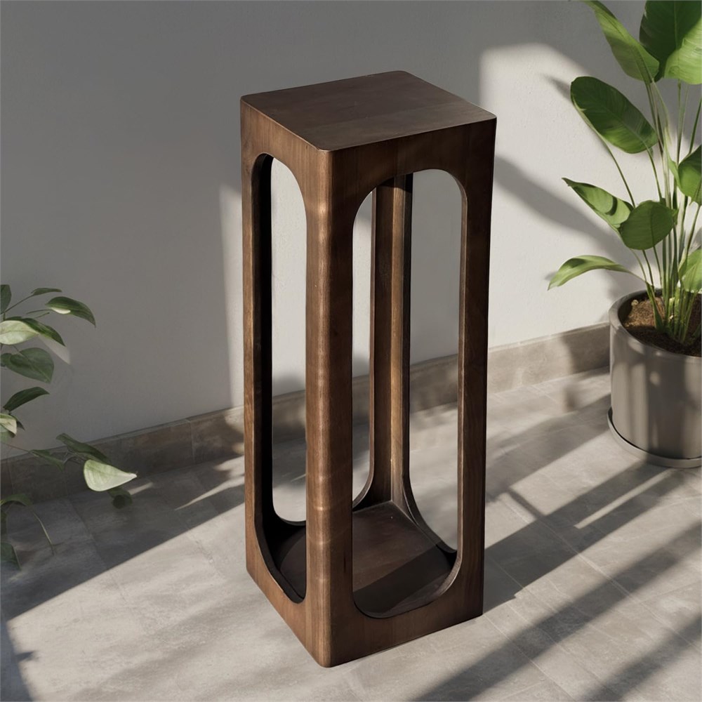 Dollar.Bid - Solid Wood Drink Table, Small Round Side Table for Small ...