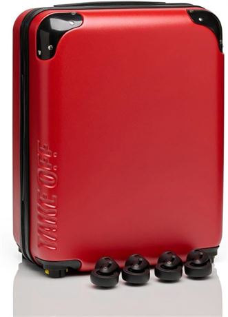 18" 2.0 Red Suitcase, Converts to Under-Seat
