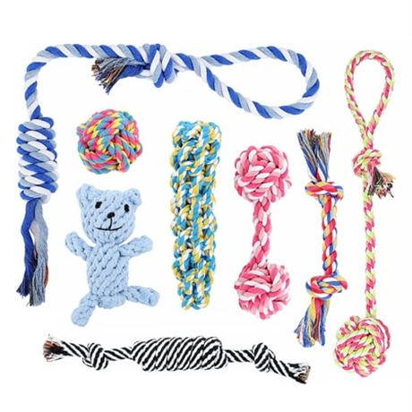 Plutus Pet Dog Chew Toys, 8 Pack