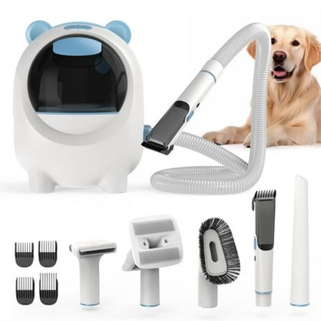 Moosoo Pet Grooming Vacuum w/ 5 Tools
