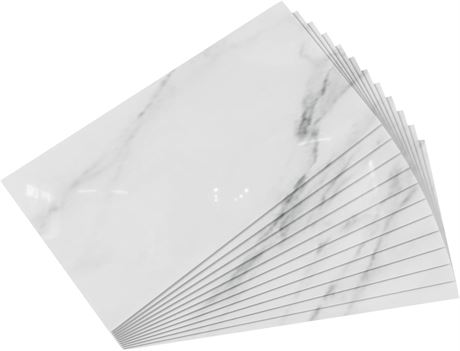 Frantie Marble Shower Panels 23.6"x11.8" (12pc)