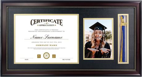 GraduatePro 11x22 Diploma Picture Frame