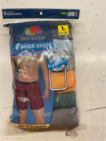 fruit of the loom boxer briefs 6 pack