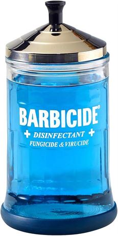 Barbicide Disinfectant Jar, Midsize, 21 oz