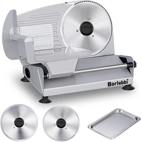 200W Meat Slicer 7.5" Blade with Child Lock