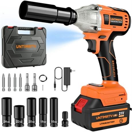 1/2" UNTIMATY Impact Wrench, 350 Ft-lbs, 20V