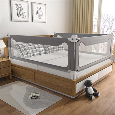 Bed Rail Guard for Toddlers - 54"(L) 27"(H)