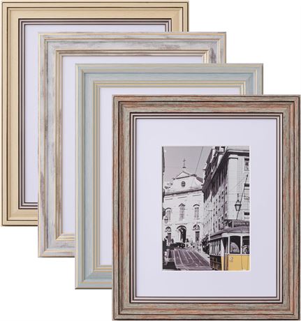 8x10 Picture Frames 4 Pack, 8 x 10 inch
