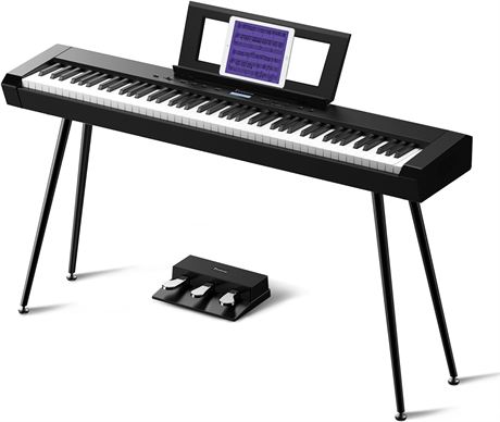 Starfavor Digital Piano 88 Key Weighted Keyboard Piano, SP-20 Piano Keyboard Ele