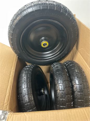 (4-Pack) 13" Tire for Gorilla Cart - Flat-Free