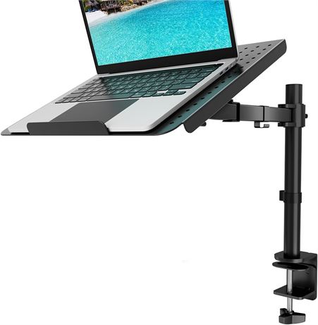 WALI Desk Mount for Laptop, 17", 22 lbs
