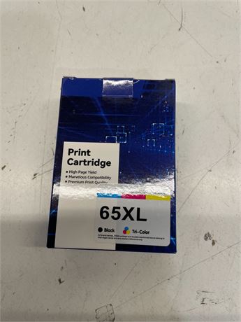 65XL Ink for HP DeskJet 2600, Envy 5000