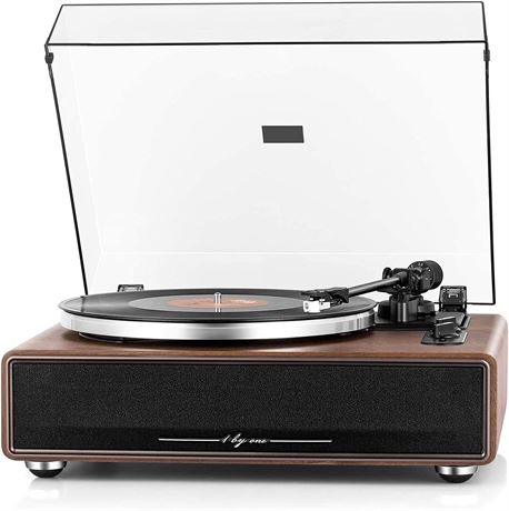 1 by ONE Belt Drive Turntable, Bluetooth