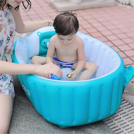 Portable Foldable Inflatable Baby Bath Tub