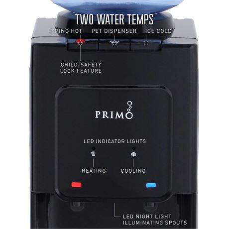 Primo Top Load Water Dispenser w/ Pet Station