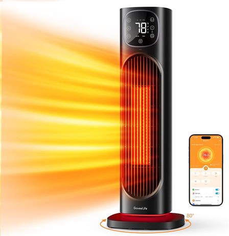 GoveeLife 24" Heater, WiFi, 1500W