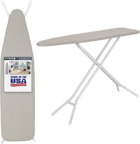 Full Size Ironing Board (Space Grey) | 4 Legs