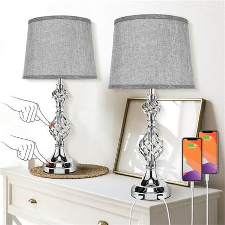 NICTIV Table Lamp Dimmable, Gray