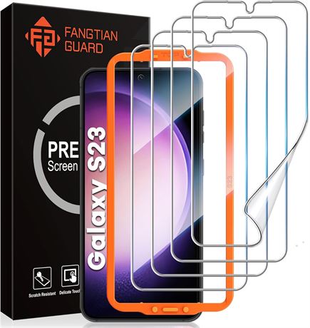 [4-Pack] Galaxy S23 Screen Protector 5G, 6.1Inch