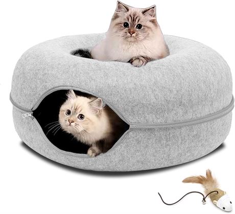 M(20x20x9) Grey Cat Tunnel for 9lbs Cats