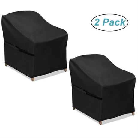 NASUM Patio Chair Covers, 38x31x29in, 2pk
