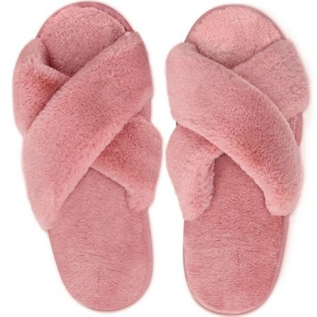 Size 10-11 Bergman Kelly Open Toe Slippers for Women