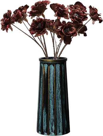 Bronze Vintage Vase, 10" - European Chic