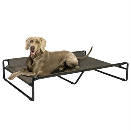 Veehoo Cooling Elevated Dog Bed, XXL, Brown