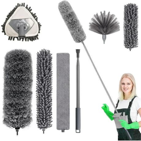 Microfiber Feather Duster, 100-inch, 7PCS