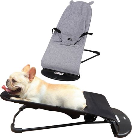 VARONGHKOO Pet Bed Chair, 33lb limit (Black)