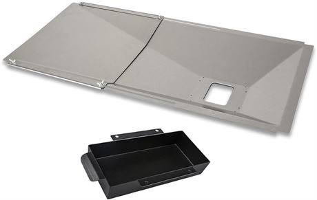Uniflasy Grease Tray, fits 23.6"-31.6" Grills