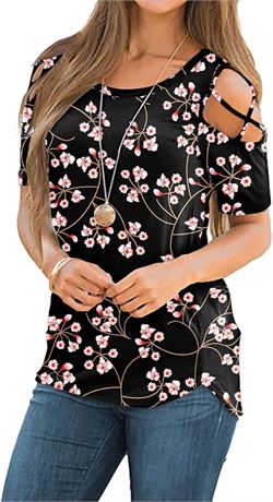 XL NILOUFO Women's Summer Tunic 01-Flower