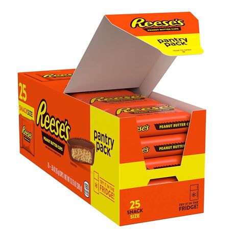 **Set Of 2** REESE'S Snack Size Peanut Butter Cups, 13.75 oz
