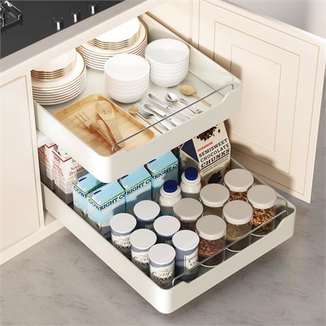 QUSEHA Pull Out Organizer 12.2x20.8x2.75