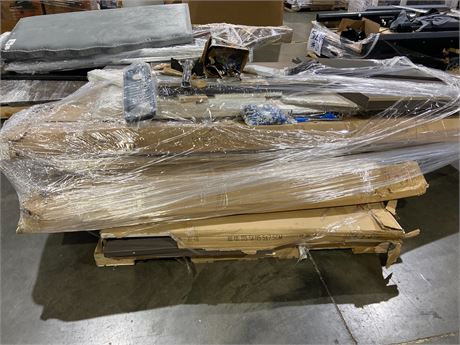 Pallet of Miscellaneous Furnature Parts