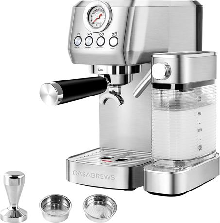 CASABREWS 20-Bar Espresso Machine w/ Frother